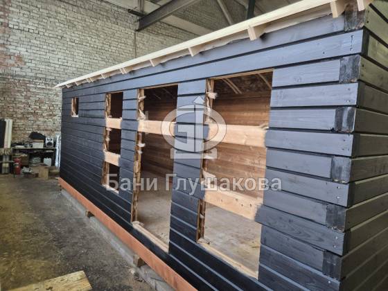 Баня «Буханочка» 6м из клееного термобруса №82500298