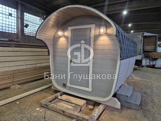 Баня бочка «Сказка» 4м из термодоски №82500302