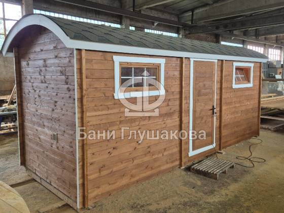 Баня «Буханочка» из бочковой термодоски №82600320